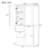 Tall And Wide Storage Cabinet With 3 Drawers & Doors For Bathroom/Office-1920422638
