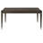 Ash Brown Extension Leaf Dining Table