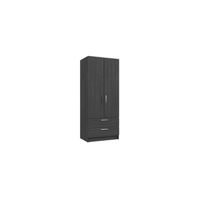 Harvey-Lee 2 Door Manufactured Wood Wardrobe