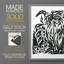 Encre Jungle IV, reproduction encadrée - bois massif-1159031810-1159031928