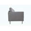 Chaise moderne en lin gris clair