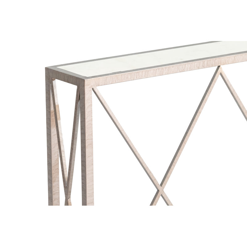 Venessa Console, Royal Silver, Carrera Marble