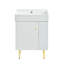 Meuble-lavabo simple 21,6 po avec comptoir Maaikel