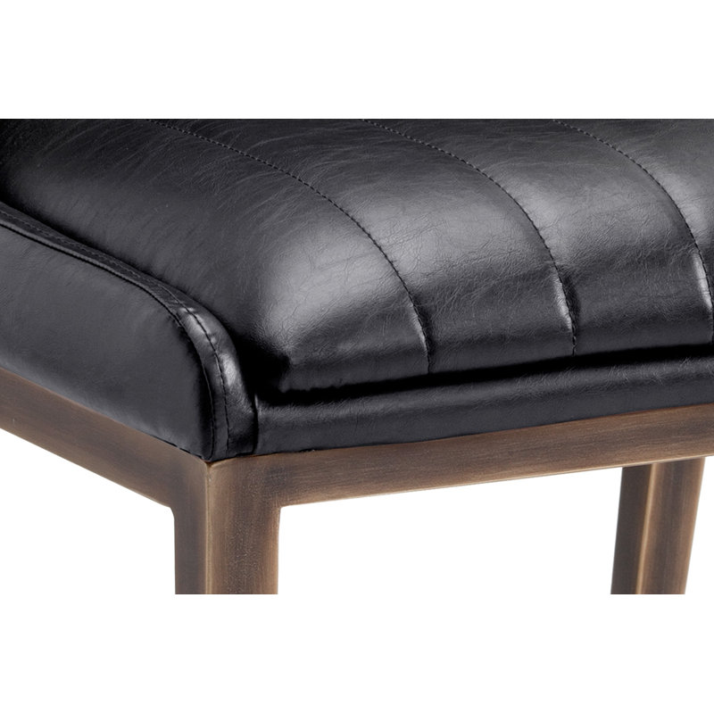 Spiva Upholstered Dining Chair, Vintage Black