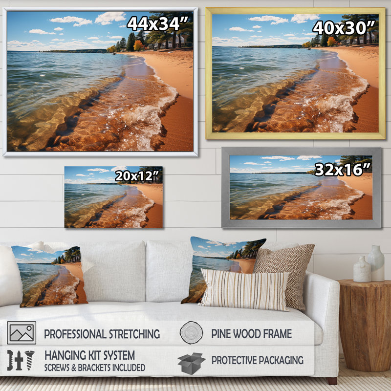 Canada Coastal Serenity II, H 30 po x l 40 po x P 1,5 po, Noir