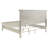 Hazelwood Distressed White Eastern King Panel Bed