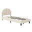90*190cm Single Bed with Height Adjustable Headboard,Velvet-714058993
