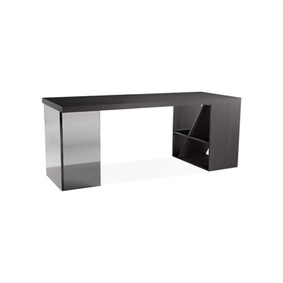 Bureau rectangulaire en bois massif Smoky Wood