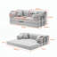 Canapé-lit convertible pour salon, chambre à coucher-129890708