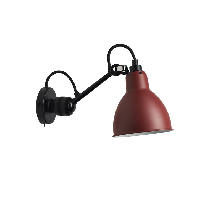 Lampe murale avec bras pivotant 1 lumière, Rouge