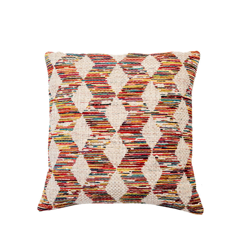 Housse et insert de coussin Bushwick, Rouge, 20 po x 20 po