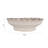 Round Reactive Glaze Stoneware Footed Bowl