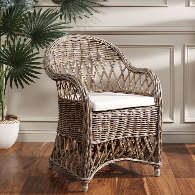 Fauteuil en coton de 25,5 po de largeur Sephina, Kubu naturel