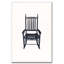 Chaise berçante en bois massif-734486769