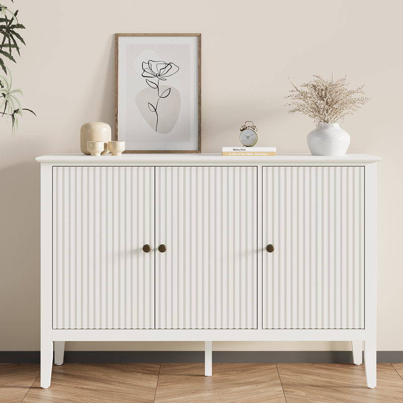 Armoire moderne à 3 portes avec tablettes réglables Amberrae