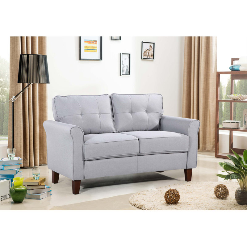 Causeuse moderne Mid-Century avec confort moelleux