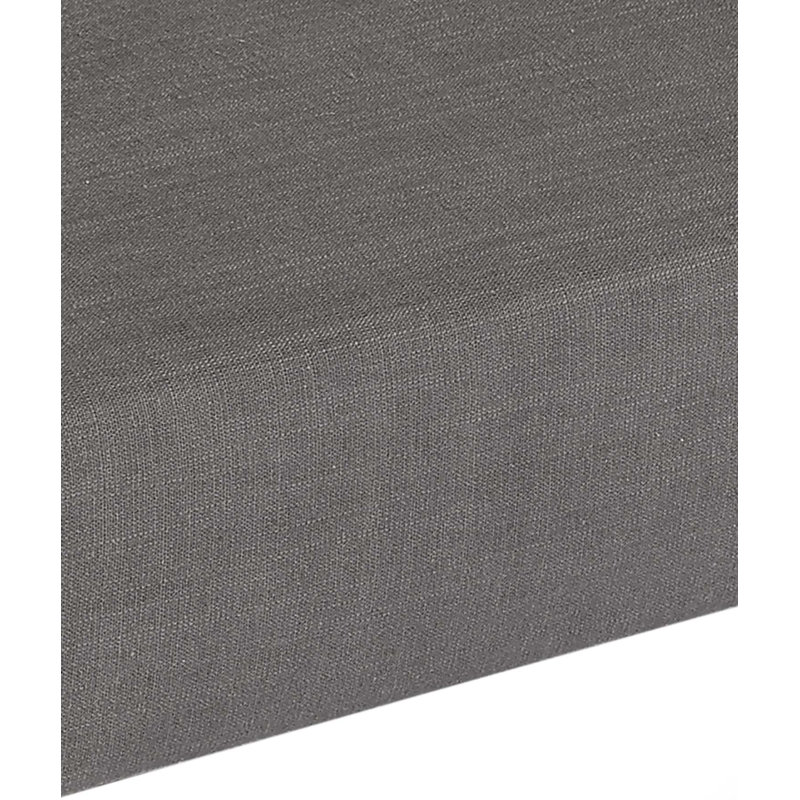Elegant Double Quilt Cover Set, 100% Cotton, Gray | Duvet Cover 78.7 x 86.6 inches, Fitted Sheet 63.0 x 79.0 + 11.8 inches, 240 Thread Count, Button Closure, Machine Washable | Soft, Durable, Perfect for Cozy Bedrooms