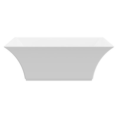 67'' x 30'' Freestanding Soaking Acrylic Bathtub