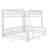 Floor Bunk Bed Frame With Ladder And Safety Guardrails-946527247-946527246