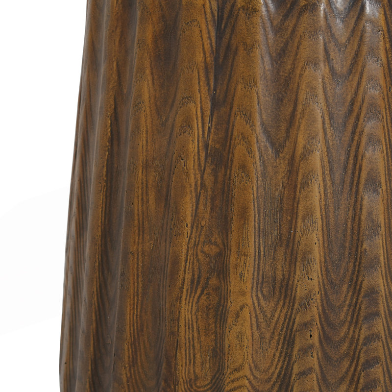 Side Table, Durable Tree Stump Style End Table