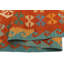 Tapis rouille / bleu en laine noué à la main 8 pi 6 po x 9 pi 9 po Cedorah Southwestern