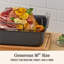 Hard-Anodized Nonstick 16-Inch Roasting Pan with Rack