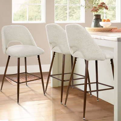 Jerykah Counter Stool with Metal Frame