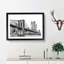 Brooklyn Bridge In New York Painting - Single Picture Frame Print on MDF-56633451-56633452