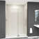 56'' - 60'' W x 76'' H Pivot Semi-Frameless Shower Door with Clear Glass