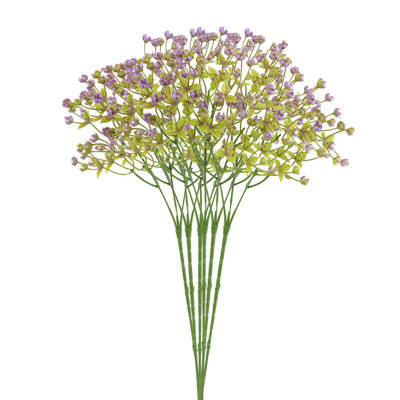 Ensemble de 6 petites fleurs artificielles fraîches 24 "de hauteur