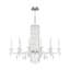 Siena 10 Light 40.5in x 30in Chandelier in Antique Silver with Clear Heritage Handcut Crystals-340986955-340986957