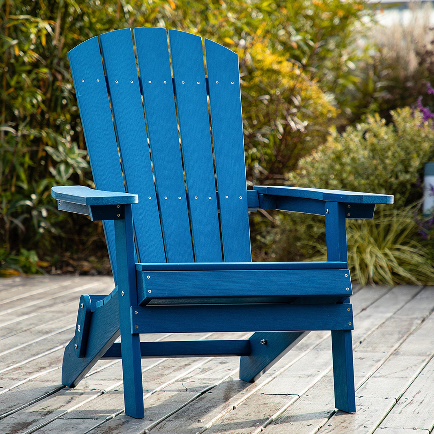 Sand & Stable™ Volta Plastic Folding Adirondack Chair & Reviews 