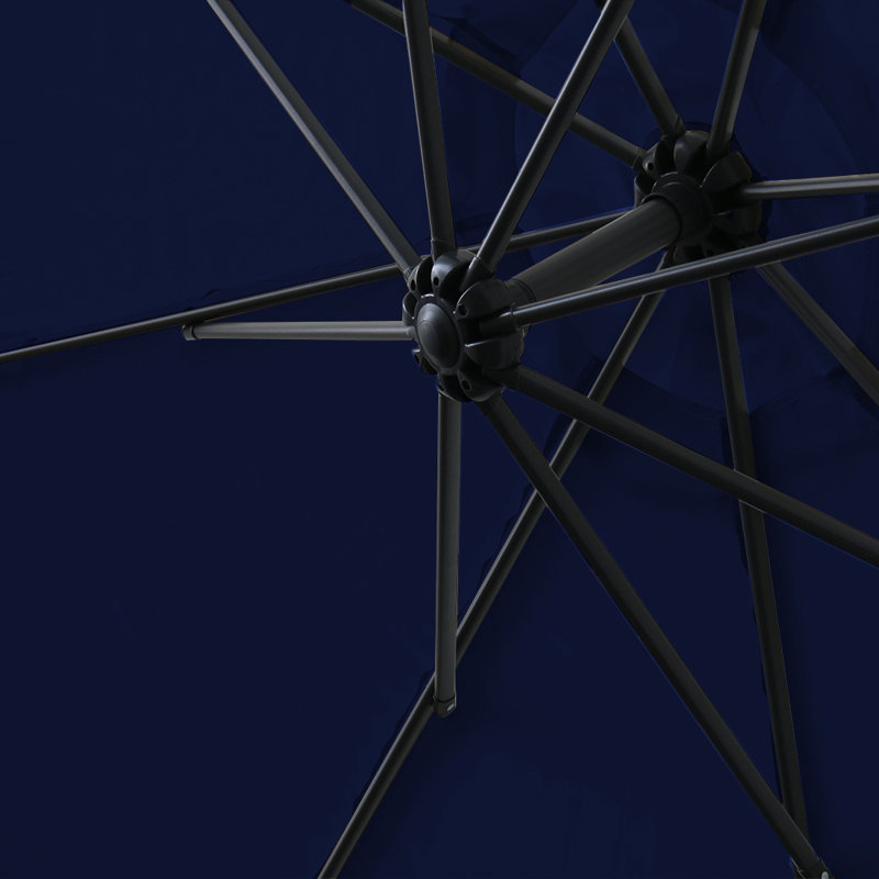 300cm Cantilever Parasol, Blue