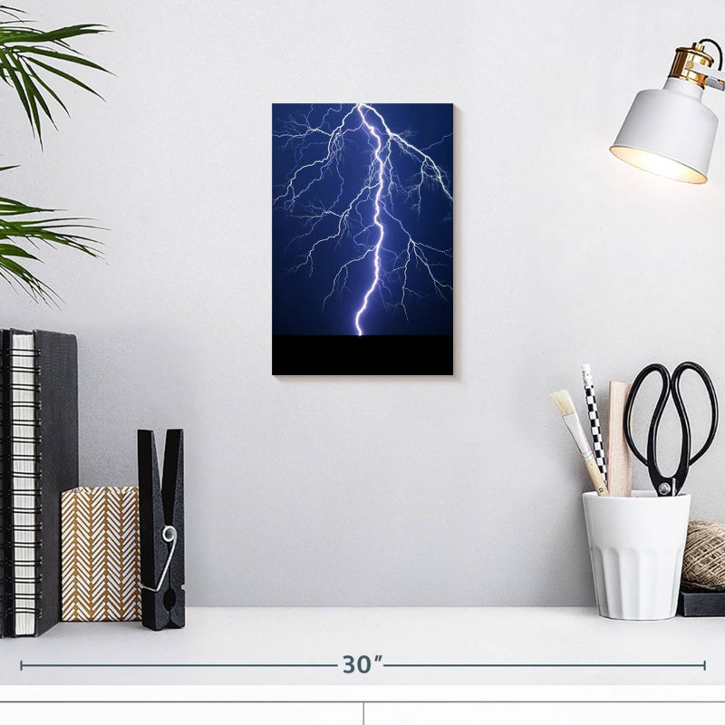 Alvord Night Lightning, 12" H x 8" W