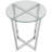 Vickiana Glass Top End Table