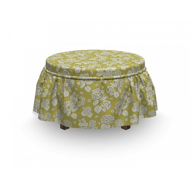 Box Cushion Ottoman Slipcover