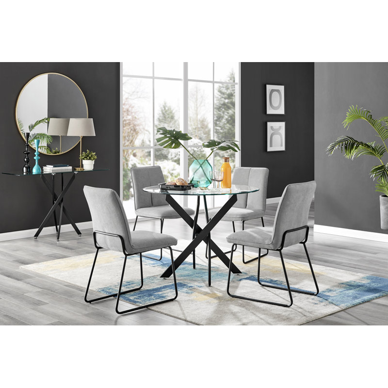 Eubanks 4 - Person Dining Set