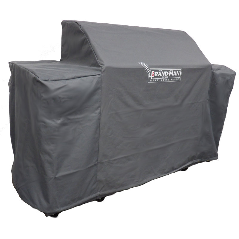 BBQ Grill Cover for Rustler 6 Burner BBQ Grill by Brand-Man Grills-Custom Fit - Fits up to 67"