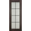 Avon 8-Lite Vetro Wood and Glass Composite Interior Door Slab-90872442-90872452