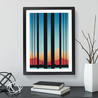 Striking City Skyline - Single Picture Frame Print