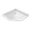 DreamLine SlimLine P 36 po x l 36 po x H 2 3/4 po Blanc-118321751