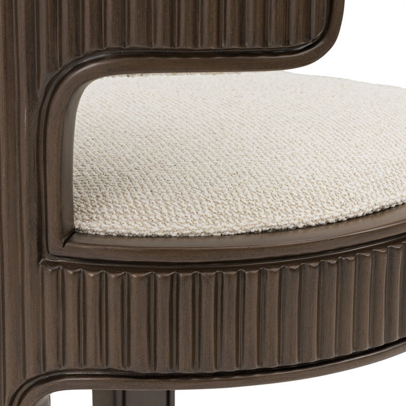 West Kensington Dining Side Chair - Sea Salt Caramel, Espresso Wood