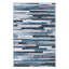  Modern Geometric Stripe Design Performance Machine Washable Rug Blue-164690179
