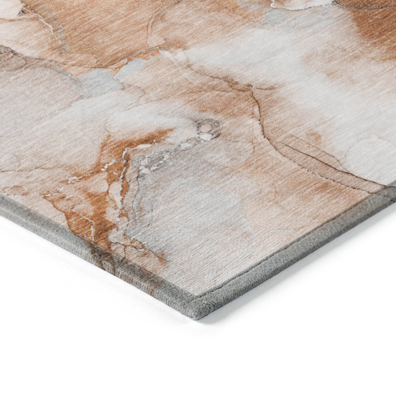 Tapis intérieur / extérieur Kinslee, Tapis de couloir 2 pi 3 po x 7 pi 6 po