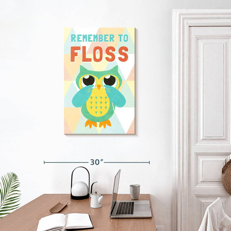 Brampt Remember To Floss, 30" H x 20" W