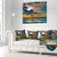 Coussin Sun Break Over Blue Ocean - Sea & Shore-29602004-29602007