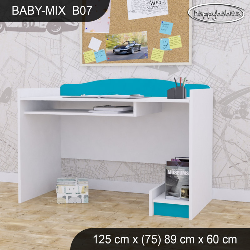 Computer Desk, Blue