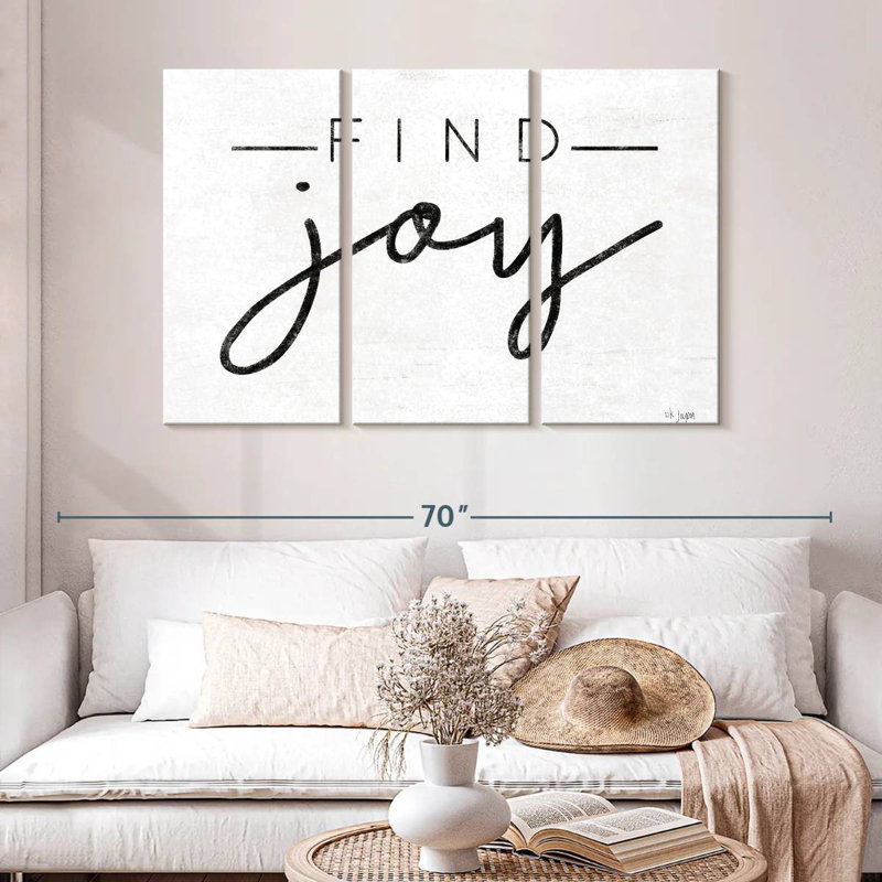 Tergel Find Joy, 32" H x 50" W