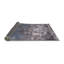 Tapis abstrait bleu / brun-269786432