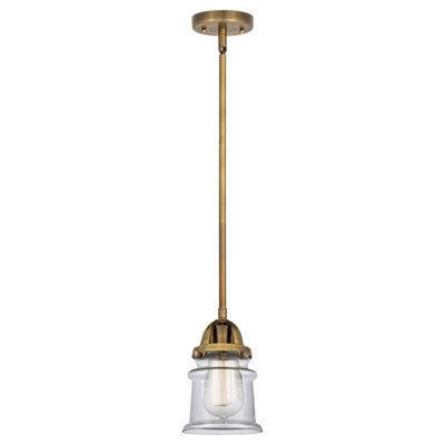 Nouveau 2 - Alvi - 1 Light Stem Hung Mini Pendant - LED Bulb - - Seedy Shade